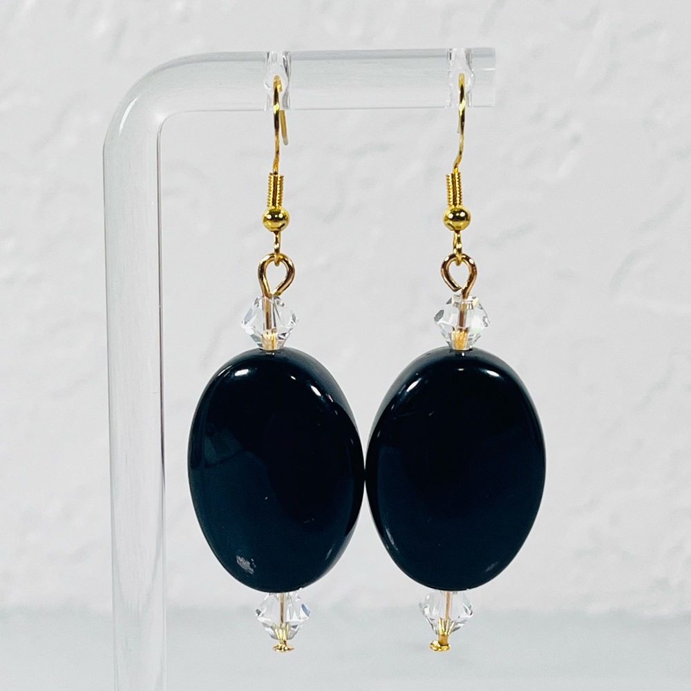 4/$20 Black & Gold Earrings